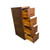 Antique Oak 4 Drawer File Cabinet by Wabash Cabinet Co. - c.1900s #22545