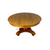 Empire Round Dining Table Tiger Sawn Oak Pedestal Table w/ 2 Leaves #22558