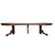 Antique Mahogany Claw Foot Banquet Dining Table – 6 Leaves #22559