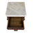 Victorian Marble Top Half Commode Nightstand – Original Finish – c.1880s #22563