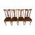Set of Four Antique Tiger Oak Side Chairs, c.1900 #22565