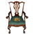 Set of 8 Antique Mahogany Ball & Claw Dining Chairs – 2 Armchairs #22567
