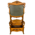 Victorian Carved Oak Hall Tree with Mirror & Storage Bench – c.1900s #22574