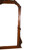 Antique Large Victorian Burl Walnut Mantle Mirror #22576