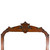 Antique Large Victorian Burl Walnut Mantle Mirror #22576