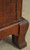 SOLD Antique Oak China Closet, Victorian Buffet Bevel Glass Mirror
