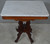 Victorian Walnut Marble Top Parlor Stand #22589