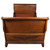 SOLD Empire Flame Mahogany Twin Sleigh Bed 1850s – Antique