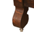 SOLD Victorian Carved Tiger Oak China Closet, Curved Glass, Early 1900s