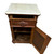 Antique Victorian Marble Top Half Commode - c. 1900s Nightstand #22592