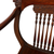 SOLD Antique Oak Lionhead Saddle Seat Arm Chair, 1900s