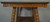 Antique Parlor Table, Victorian Oak Large Glass Ball Claw Foot Stand #22595