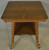 Antique Parlor Table, Victorian Oak Large Glass Ball Claw Foot Stand #22595
