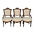 Set of 3 Victorian Burl Walnut Upholstered Chairs - c.1880s #22597