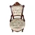 Set of 3 Victorian Burl Walnut Upholstered Chairs - c.1880s #22597