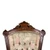 Set of 3 Victorian Burl Walnut Upholstered Chairs - c.1880s #22597