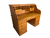 Derby Oak Raised Panel Roll Top Desk – c.1890 #22623