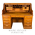 Derby Oak Raised Panel Roll Top Desk – c.1890 #22623