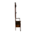 Victorian Oak Hall Tree with Lift Seat Storage and Beveled Mirror #22626
