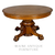 SOLD Quarter-Sawn Tiger Oak Lion Head Claw Foot Round Dining Table