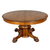 SOLD Quarter-Sawn Tiger Oak Lion Head Claw Foot Round Dining Table