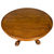SOLD Quarter-Sawn Tiger Oak Lion Head Claw Foot Round Dining Table