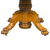 Antique Dining Table, Quarter-Sawn Oak, Claw Foot, Round, Extension #22560