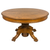 Antique Dining Table, Quarter-Sawn Oak, Claw Foot, Round, Extension #22560