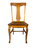 Antique Dining Chairs, Solid Oak, Set of 6, c. 1910 #22633