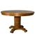 Antique Dining Table, Oak, Empire Style, Extension, Round, c. 1910 #22682