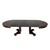 Antique Dining Table, Solid Mahogany, Empire Style, Round, Extendable #22679