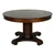 Antique Dining Table, Solid Mahogany, Empire Style, Round, Extendable #22679