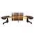 Antique Banquet Dining Table, Solid Walnut, Victorian,12 feet #22689