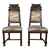 Pair of Antique Eagle Chairs, Victorian, Carved Oak, Barley Twist Legs #22684