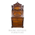 Antique Secretary Desk, Outstanding, Victorian, Burl Walnut #22683