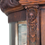 Antique China Cabinet, Victorian, Serpentine Glass, Horner Style #22661