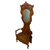 Antique Hall Tree, Victorian Tiger Oak w/ Storage Bench + Mirror #22670 (1 of 2)