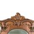 Antique Hall Tree, Victorian Tiger Oak w/ Storage Bench + Mirror #22670 (1 of 2)