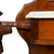 Antique Hall Tree, Mirror, Umbrella Holder, Burl Walnut, Marble Top #22668