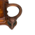 Antique Hall Tree w/ Mirror, Drawer, Cast Iron Drip Pans, Walnut c. 1880 #22609