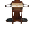 Antique Hall Tree w/ Umbrella Stand + Mirror, Walnut, Marble Top #22535