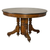 Antique Victorian Quarter-Sawn Oak Three-Leaf Extension Dining Table #22652