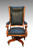 SOLD Carved Oak Exceptional Lawyers Bankers Office Chair