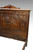 SOLD Antique Carved Oak Britton Story Bed