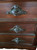 SOLD Antique Civil War Era Walnut Secretary with Jenny Lind Heads
