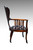 SOLD Antique Art Nouveau Style Mahogany Arm Chair