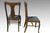 SOLD Set of 6 Tiger Sawn Oak Claw Foot Dining Chairs