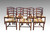 SOLD Set of 7 Mahogany Chippendale Ribbon Back Dining Room Chairs