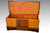 SOLD Art Deco Multi-Veneer Inlaid Cedar Chest by Roos