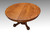 SOLD Antique Victorian Large Bulbous Base Oak Round Dining Table with Claw Feet